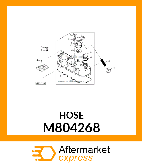 HOSE (VINYL) 16 X 20 X 950 M804268