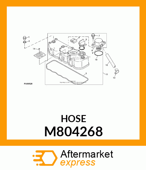 HOSE (VINYL) 16 X 20 X 950 M804268