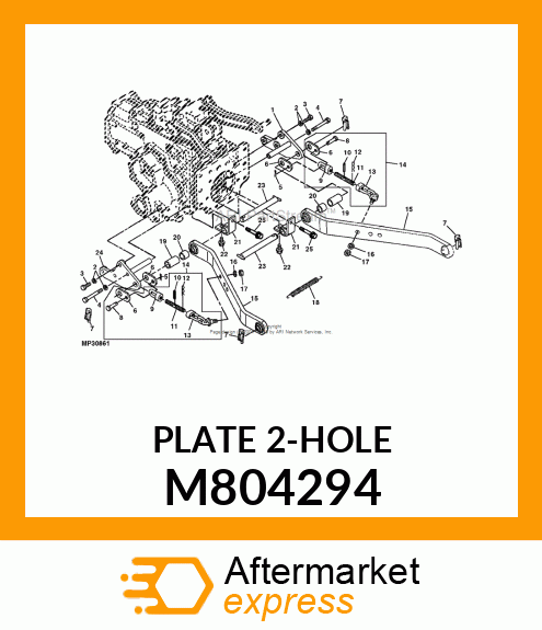 PLATE, SWAY CHAIN M804294