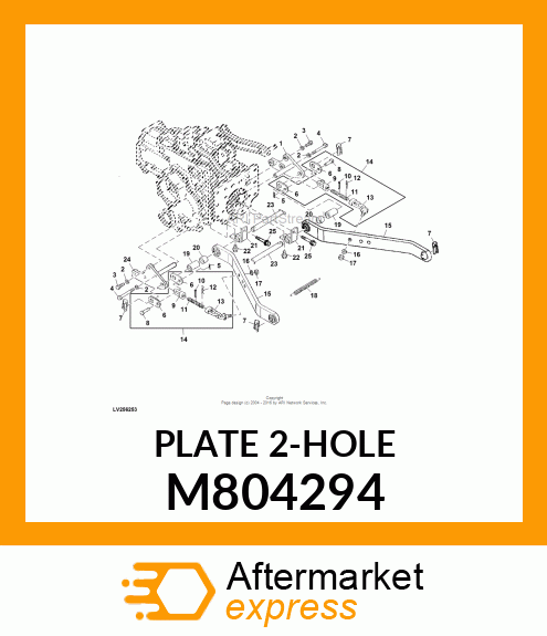 PLATE, SWAY CHAIN M804294