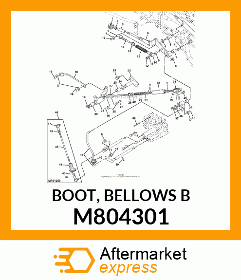 BOOT, BELLOWS B M804301