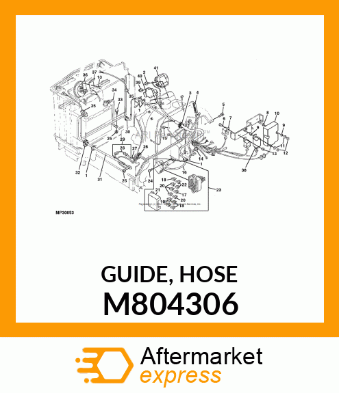 GUIDE, HOSE M804306