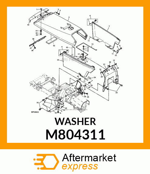 WASHER M804311