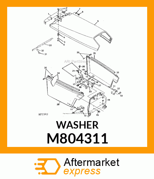 WASHER M804311