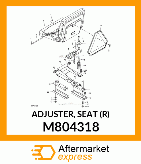 ADJUSTER, SEAT (R) M804318