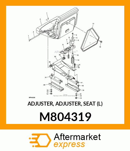 ADJUSTER, ADJUSTER, SEAT (L) M804319