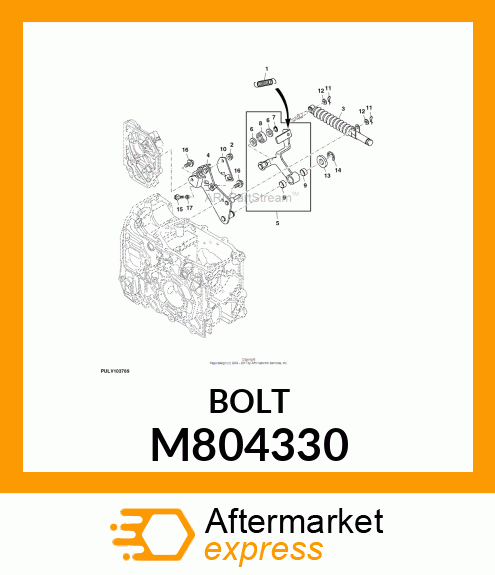 BOLT 6 X 30 M804330