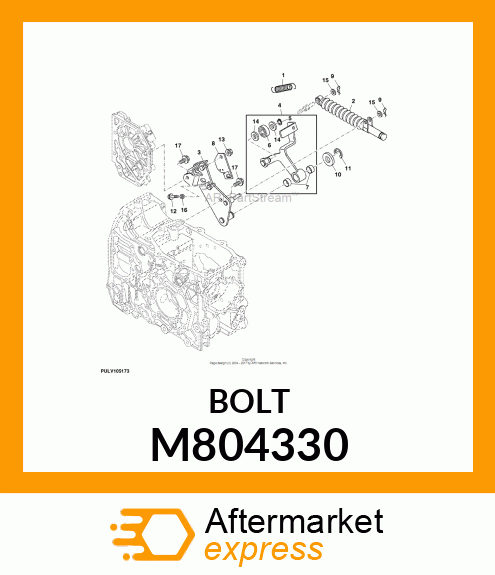 BOLT 6 X 30 M804330