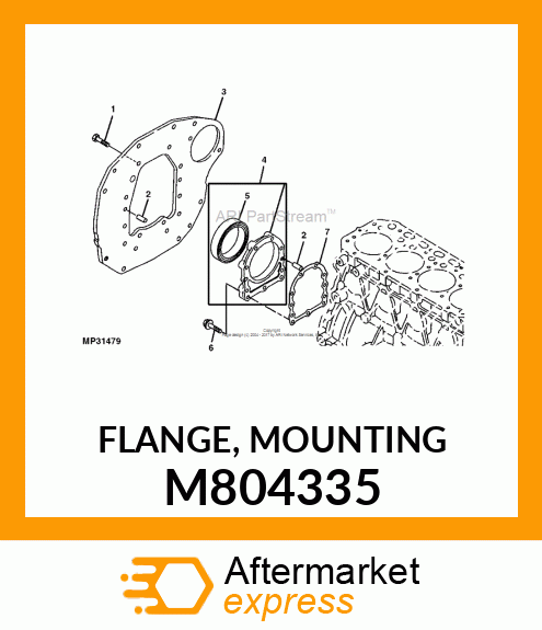 FLANGE, MOUNTING M804335