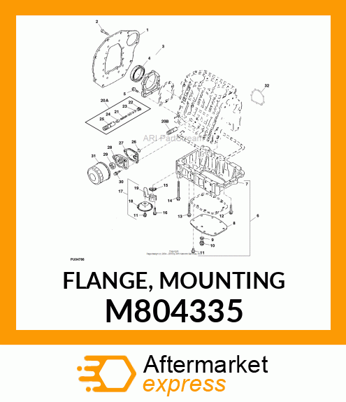 FLANGE, MOUNTING M804335