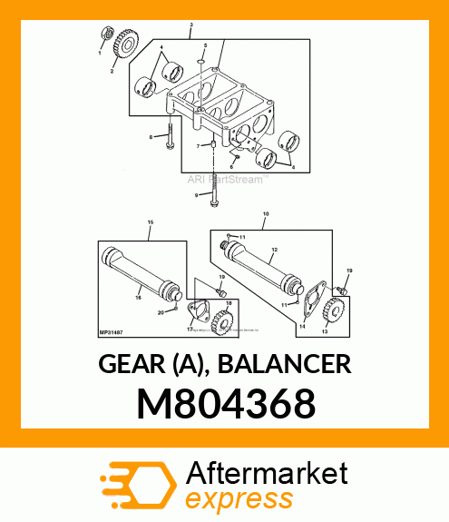 GEAR (A), BALANCER M804368