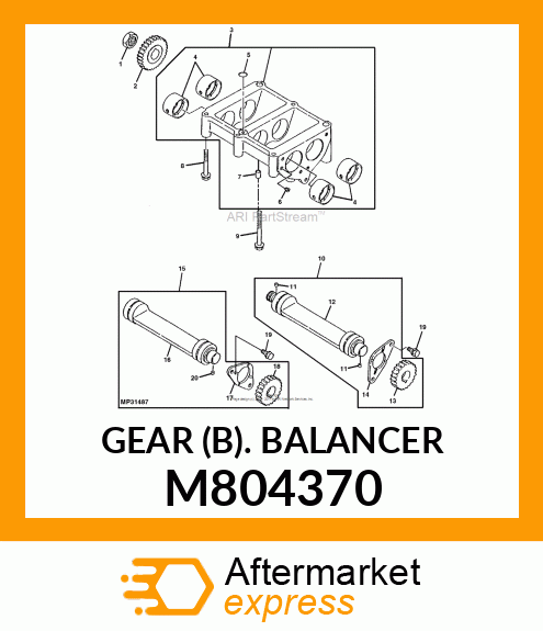 GEAR (B). BALANCER M804370