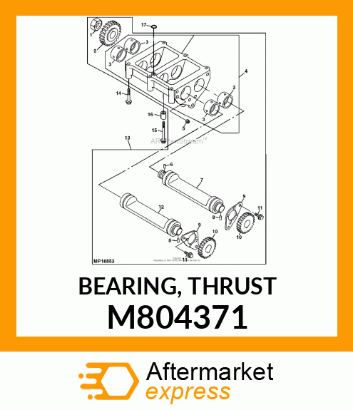 BEARING, THRUST M804371