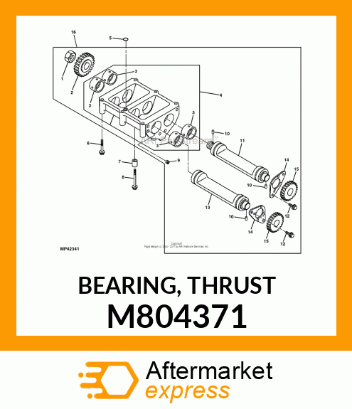 BEARING, THRUST M804371