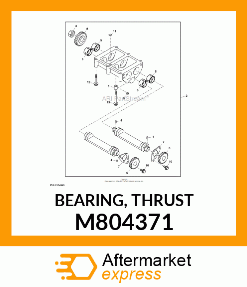 BEARING, THRUST M804371