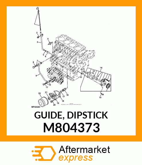 GUIDE, DIPSTICK M804373