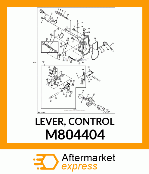 LEVER, CONTROL M804404