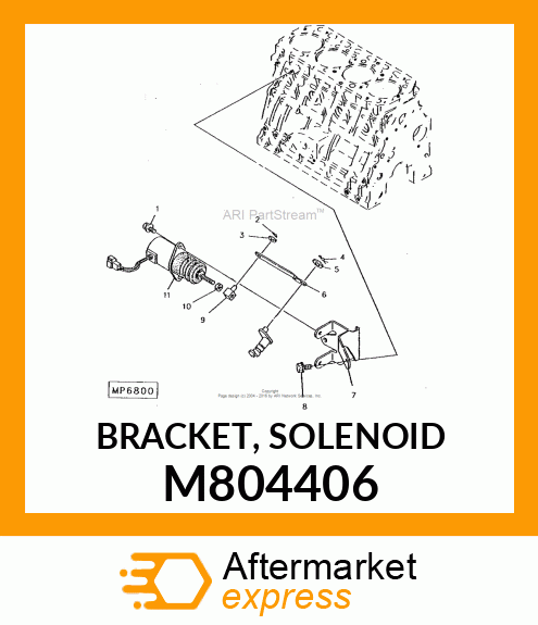 BRACKET, SOLENOID M804406