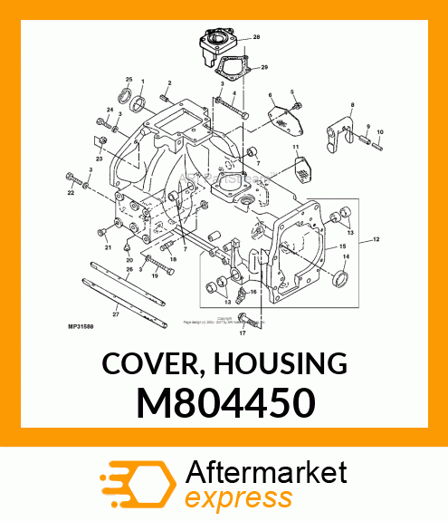 COVER, HOUSING M804450