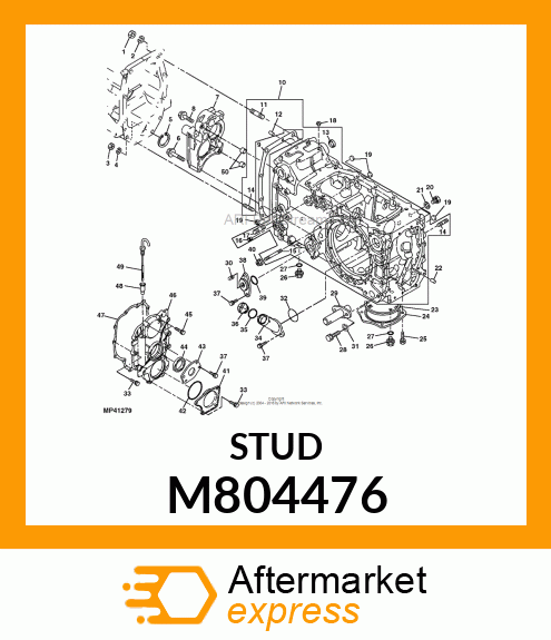 STUD, STUD 10X90 M804476