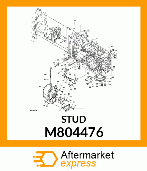 STUD, STUD 10X90 M804476