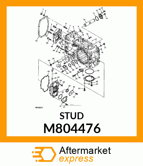 STUD, STUD 10X90 M804476