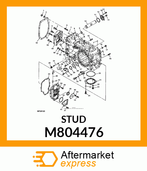 STUD, STUD 10X90 M804476