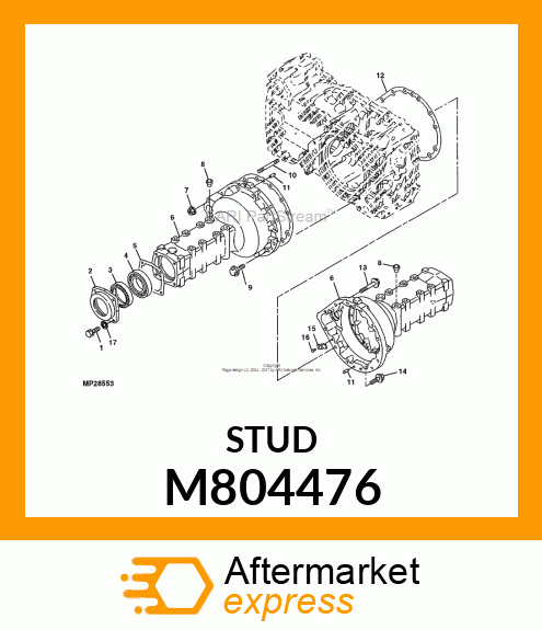 STUD, STUD 10X90 M804476