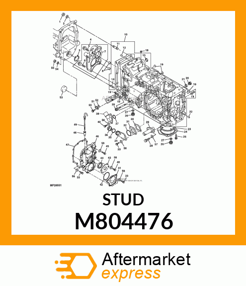 STUD, STUD 10X90 M804476