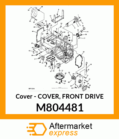 Cover - COVER, FRONT DRIVE M804481