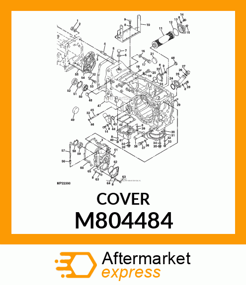 COVER, REAR M804484