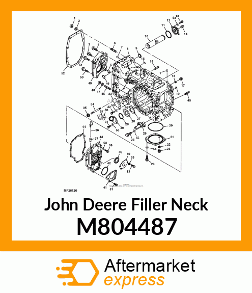 FILLER NECK, FILLER, OIL M804487