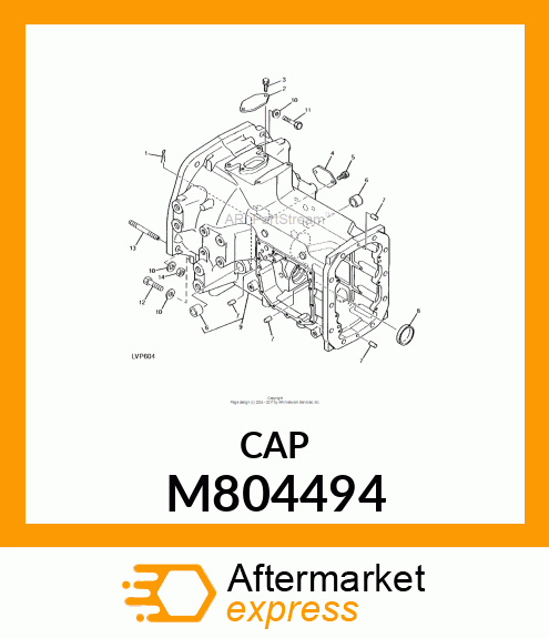 CAP, SEALING 62 M804494