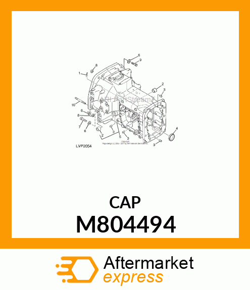 CAP, SEALING 62 M804494