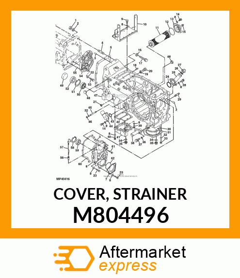 COVER, STRAINER M804496