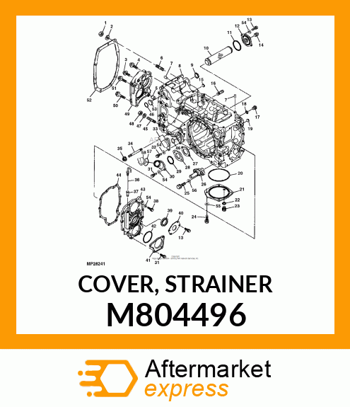 COVER, STRAINER M804496