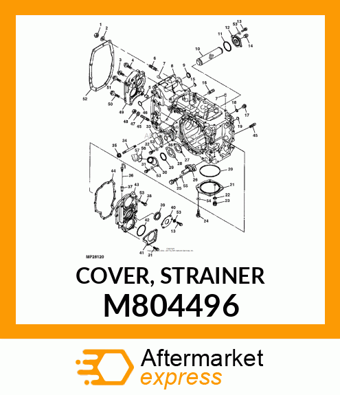 COVER, STRAINER M804496