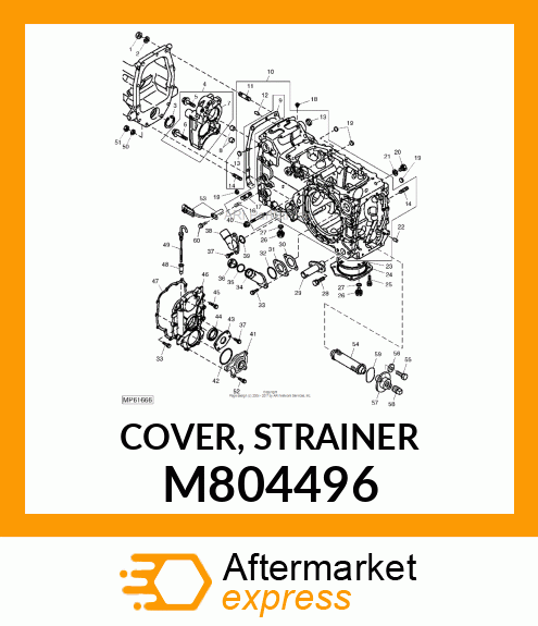 COVER, STRAINER M804496