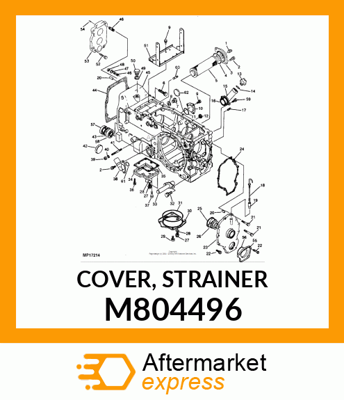 COVER, STRAINER M804496