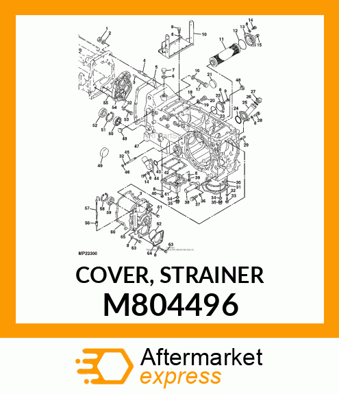 COVER, STRAINER M804496