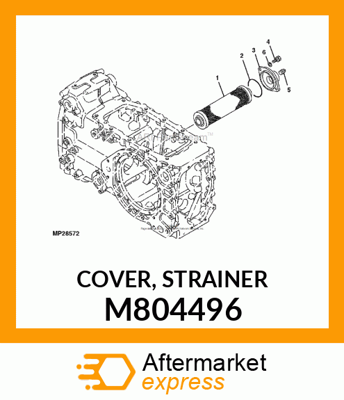 COVER, STRAINER M804496