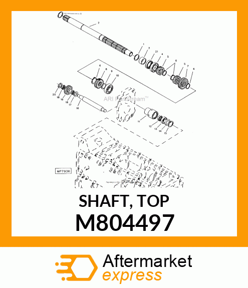 SHAFT, TOP M804497