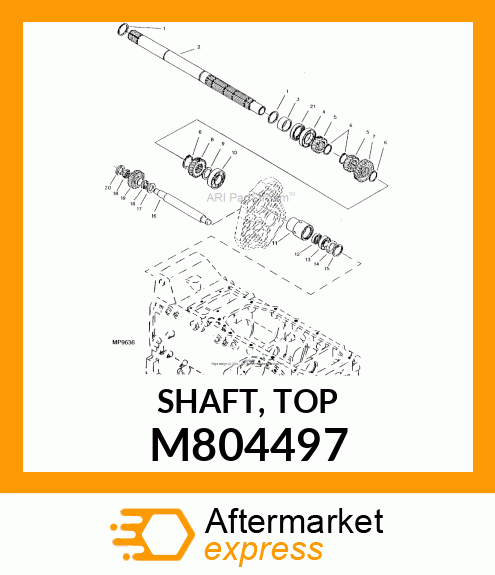 SHAFT, TOP M804497