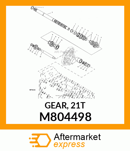 GEAR, 21T M804498