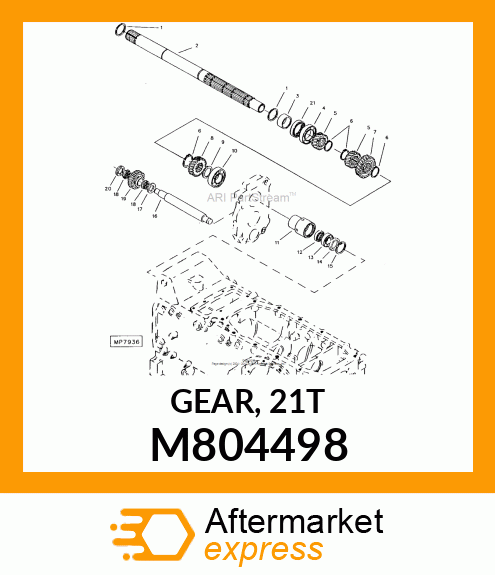 GEAR, 21T M804498