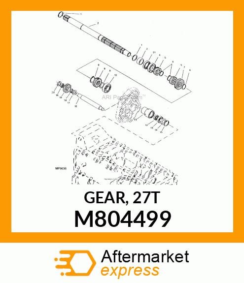 GEAR, 27T M804499