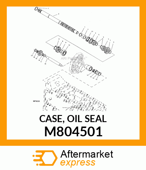 CASE, OIL SEAL M804501