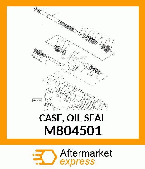 CASE, OIL SEAL M804501