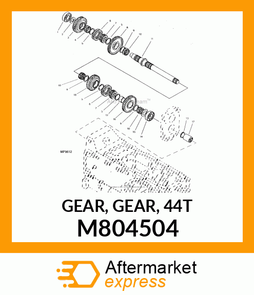 GEAR, GEAR, 44T M804504