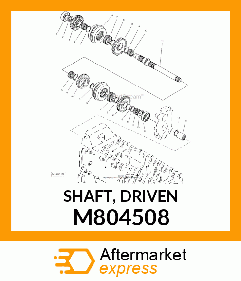 SHAFT, DRIVEN M804508